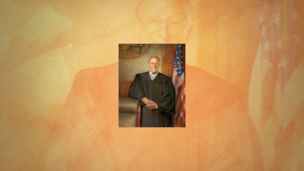 A portrait of a man